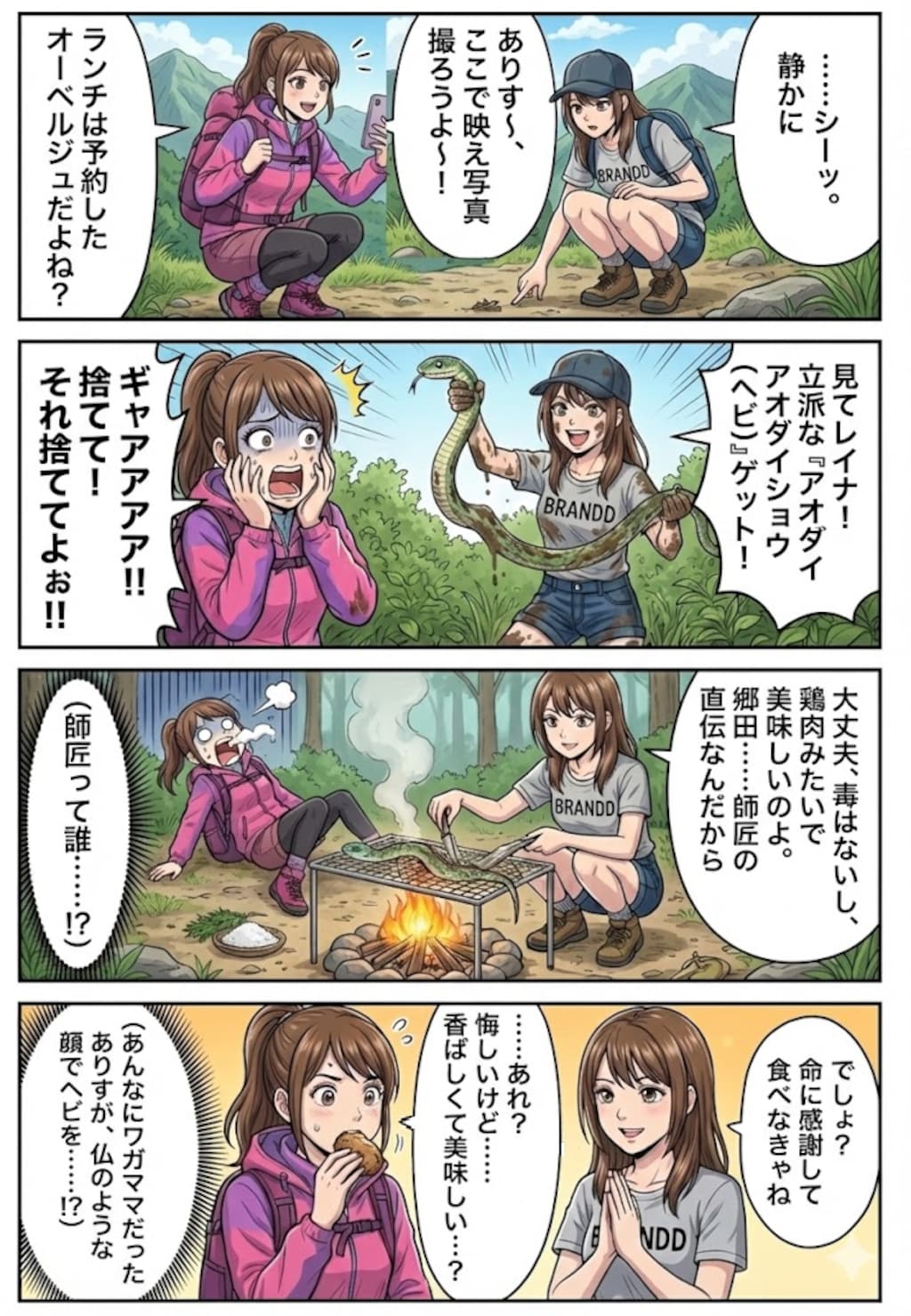 無人島でわからせられるメスガキ漫画　番外編
