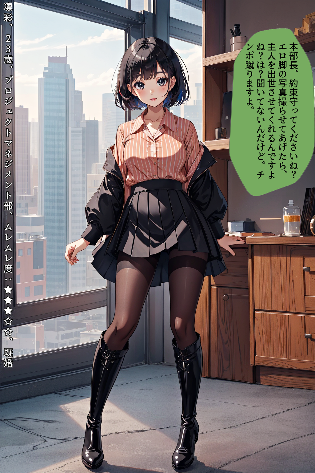 黒ストブーツ、私の脚にひざまずけ vol.5（最終巻）