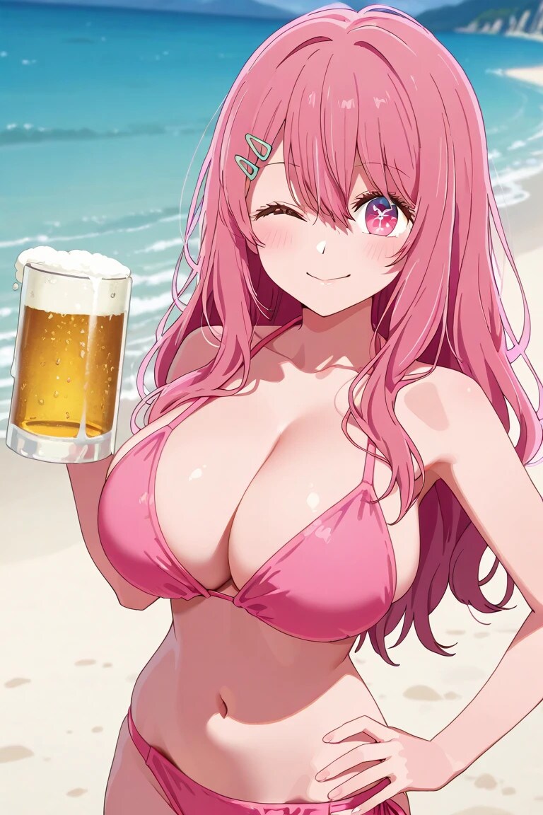 「推しの子」の女性陣のビールポスター　その2