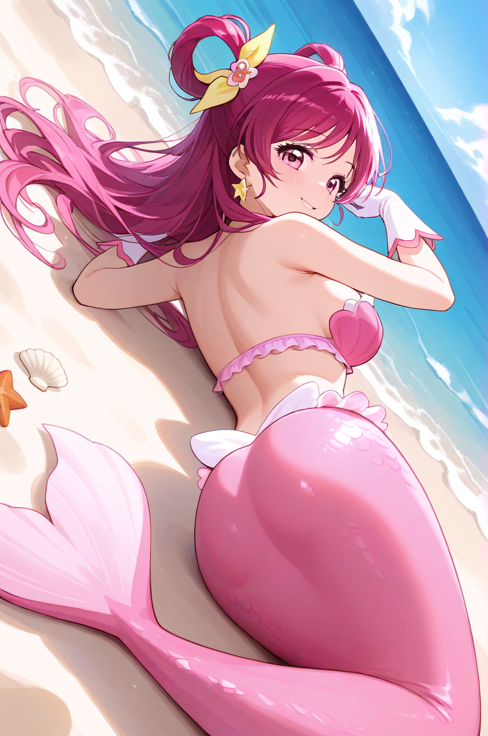 「人魚のお尻、そんなに好きなんだ～♡」