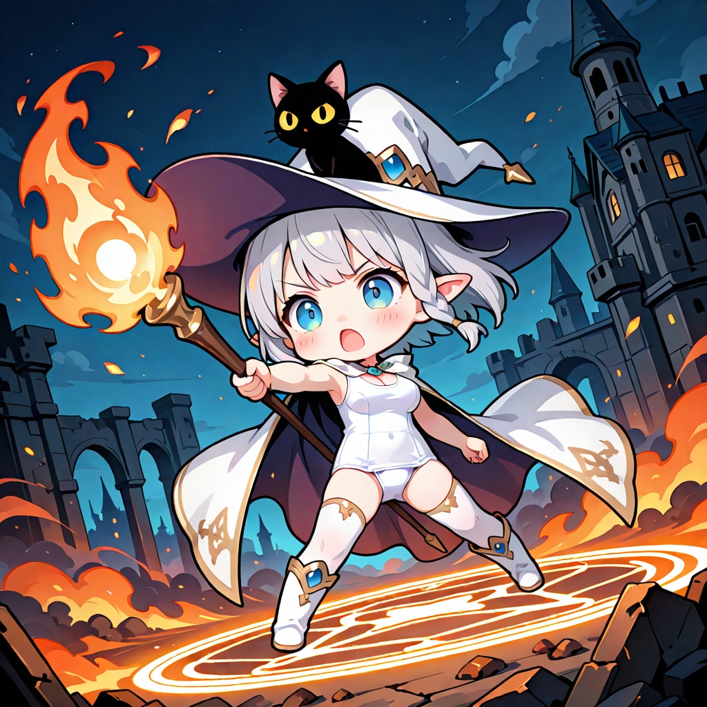 炎の魔法！