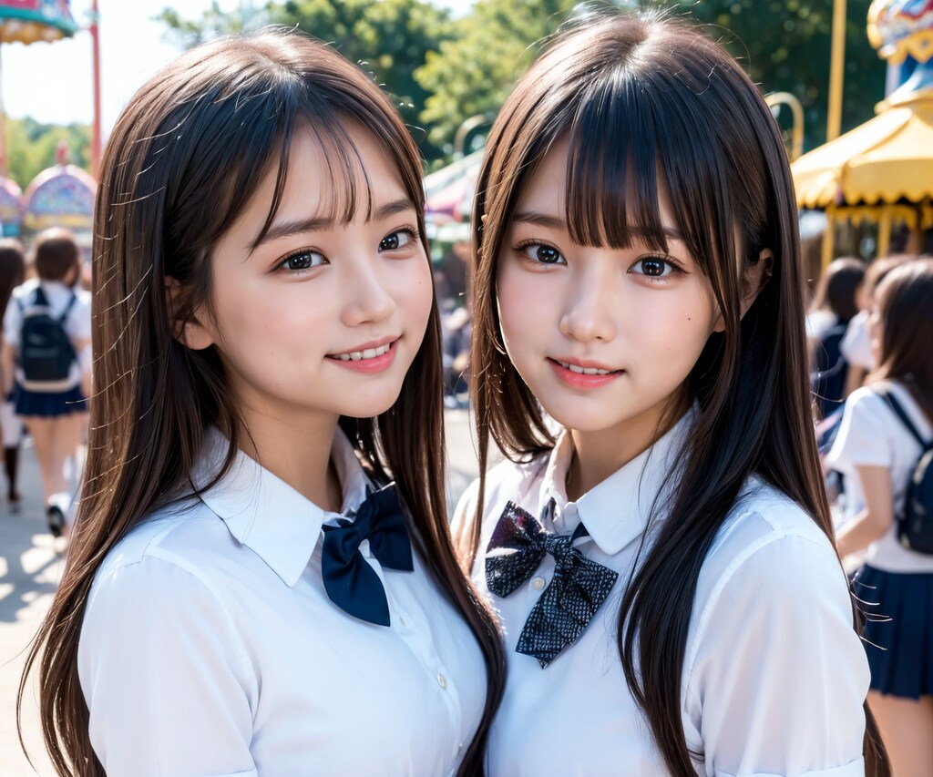 仲良しJK遊園地４