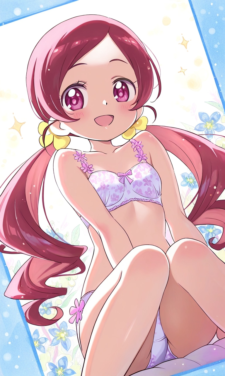 花柄🌺花咲つぼみ。