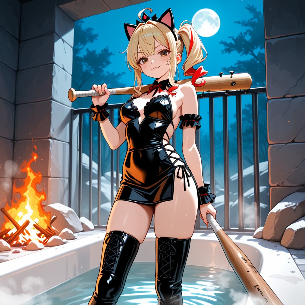 風呂と猫耳と女王様系ゴシックメイド
