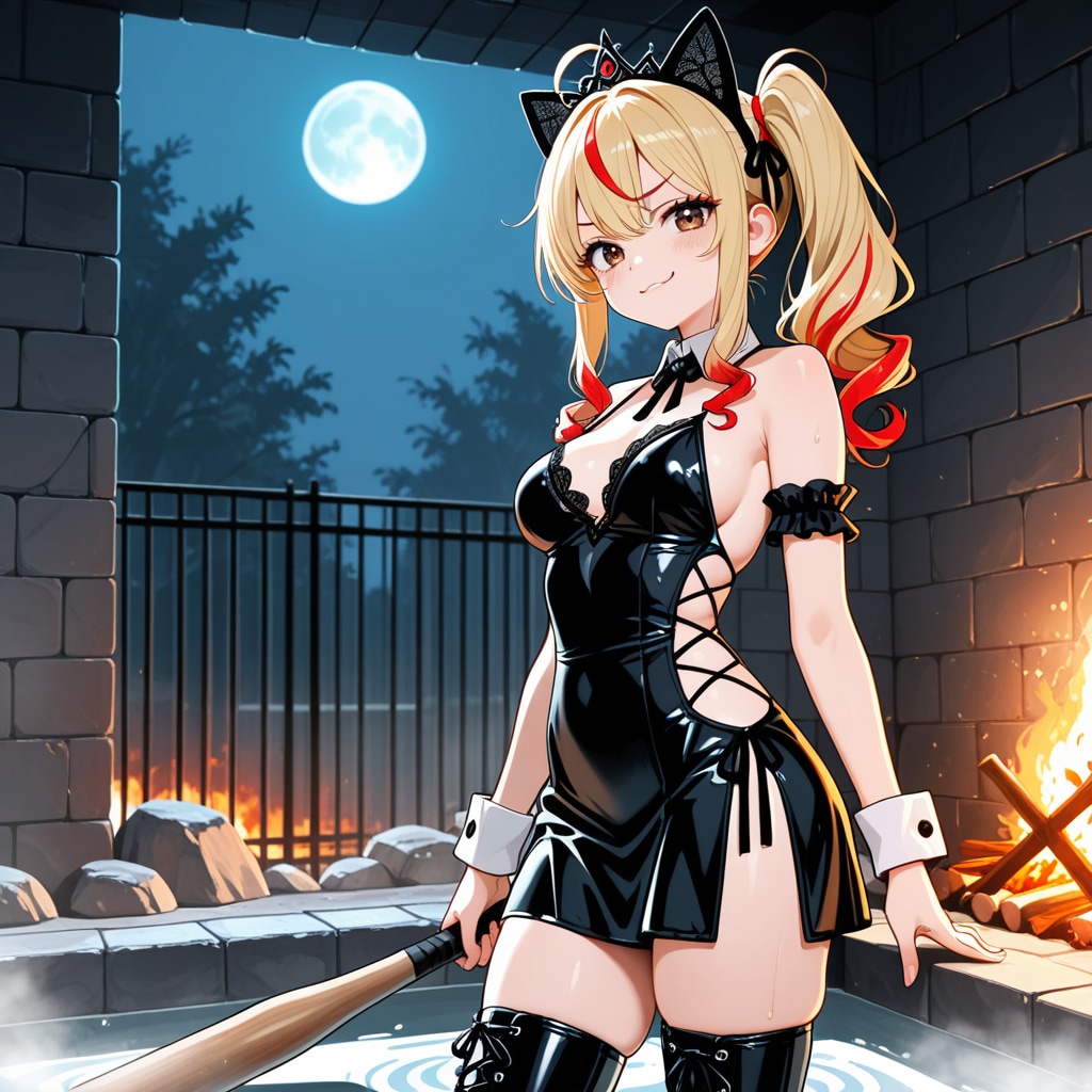 風呂と猫耳と女王様系ゴシックメイド