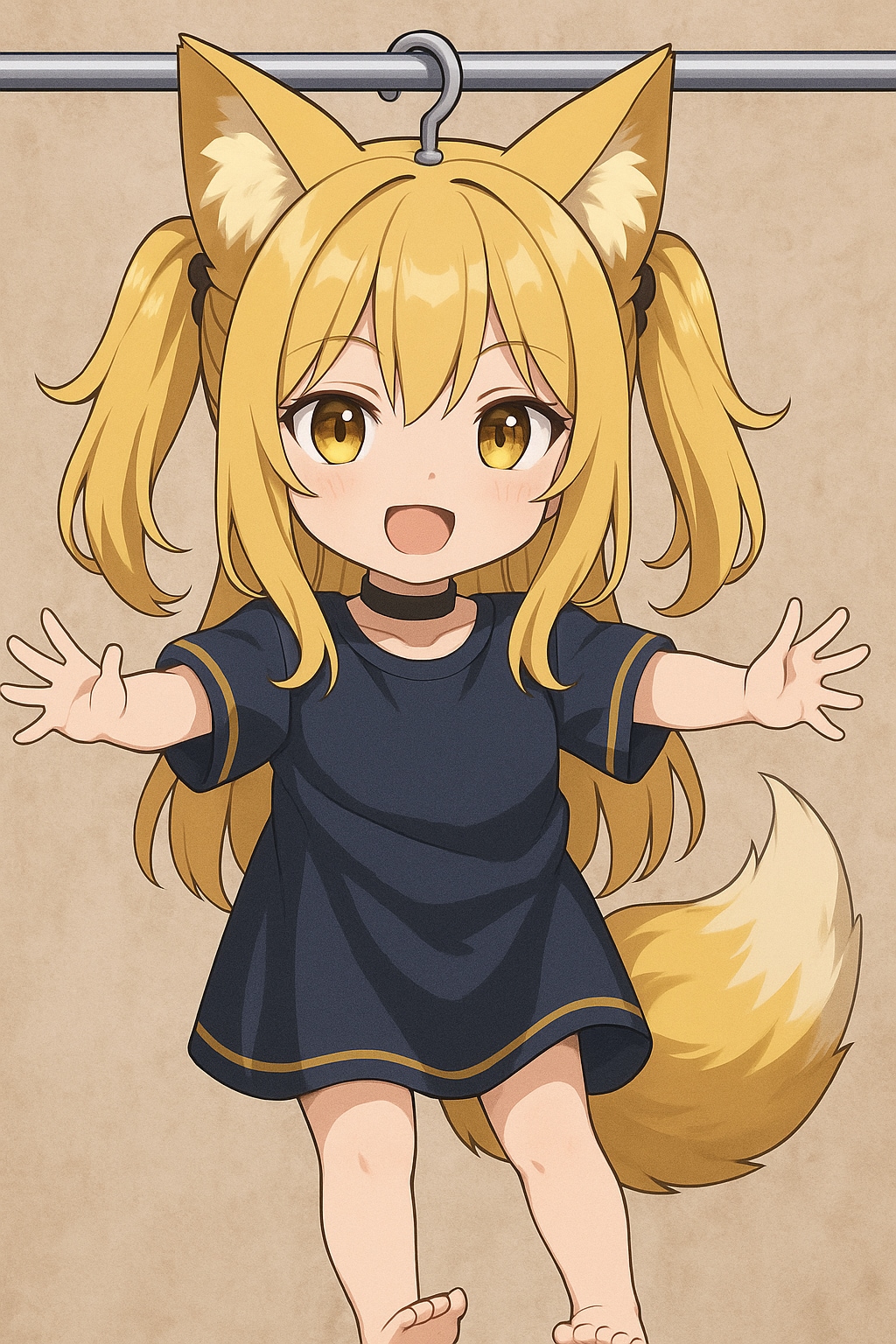 今日もいい天気だったのでミラさんを干してみた