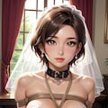 結婚式の控室で縛られた花嫁 7枚目