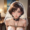 結婚式の控室で縛られた花嫁 5枚目