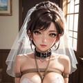 結婚式の控室で縛られた花嫁 4枚目