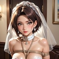 結婚式の控室で縛られた花嫁 2枚目