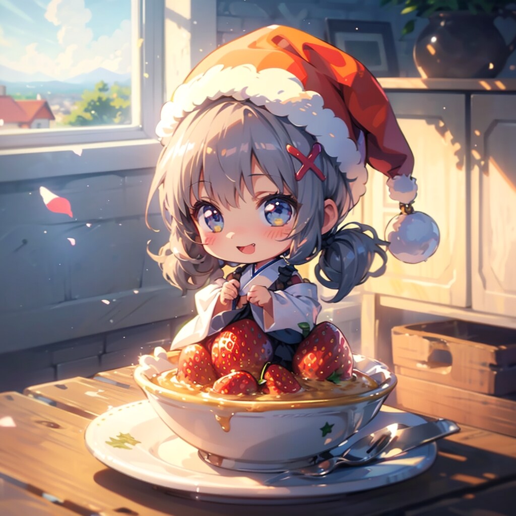 やっぱり-入ってしまった、ちびちゃん。