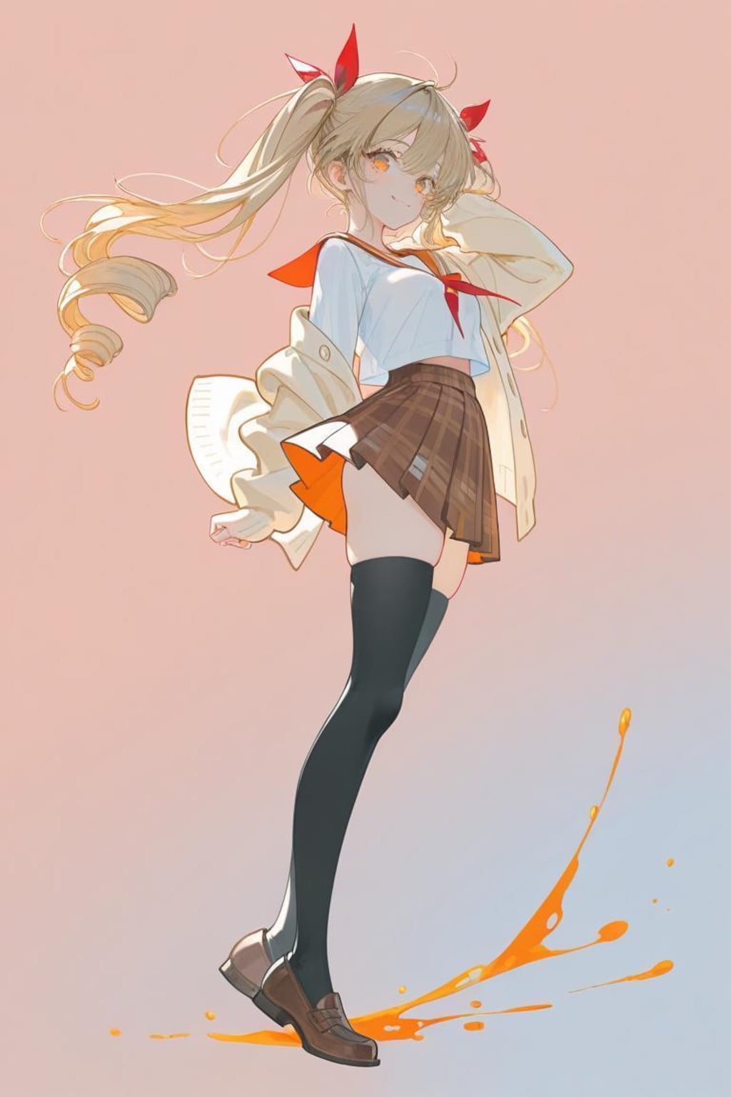 乙女ちゃんプロンプト起こしてみました