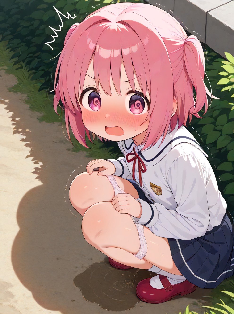 見られた子