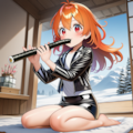 ららちゃん　恵方巻　ふぉほひはまむまむほぉ（今年は南南東） 2枚目