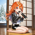 ららちゃん　恵方巻　ふぉほひはまむまむほぉ（今年は南南東） 3枚目