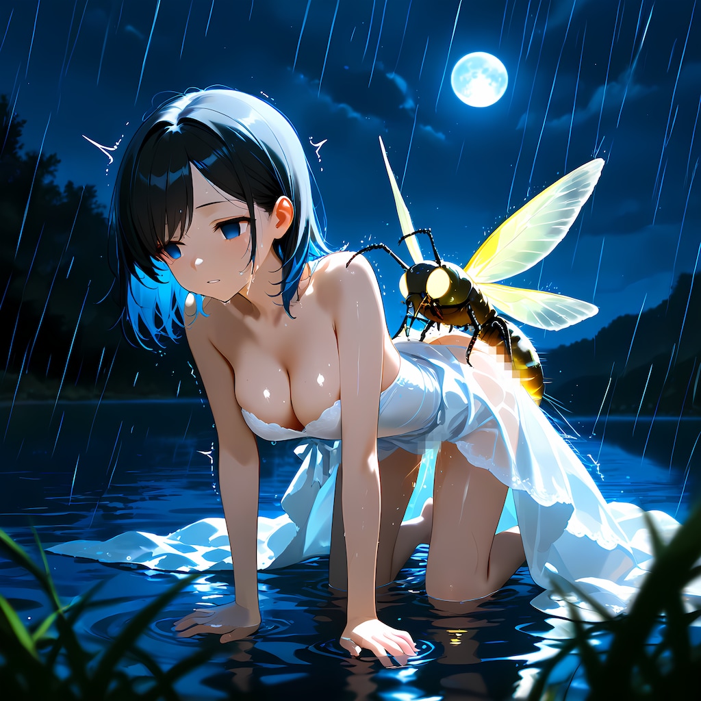 女の子達が昆虫型モンスターに・・・