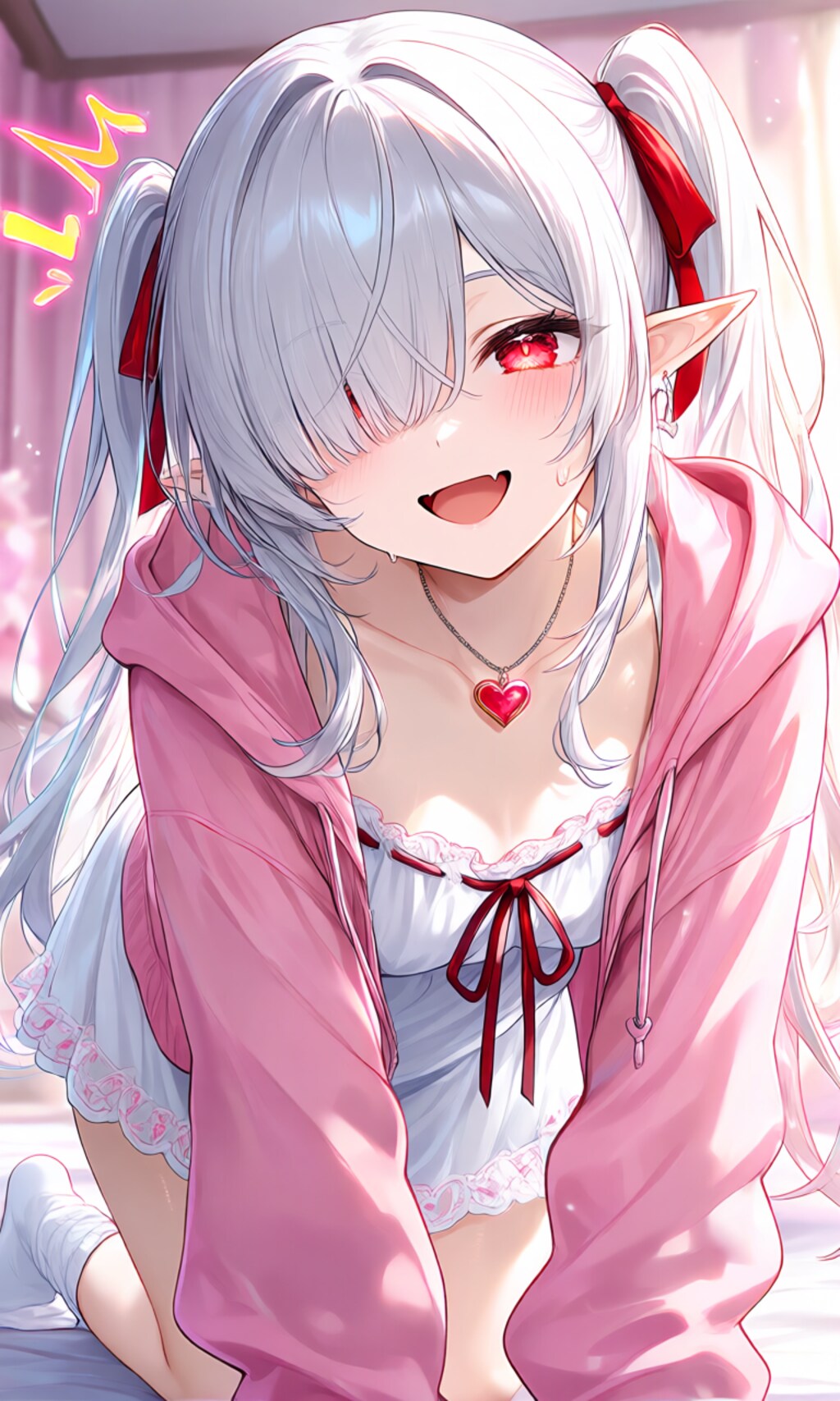 9、朝起こしに来たシロネさん