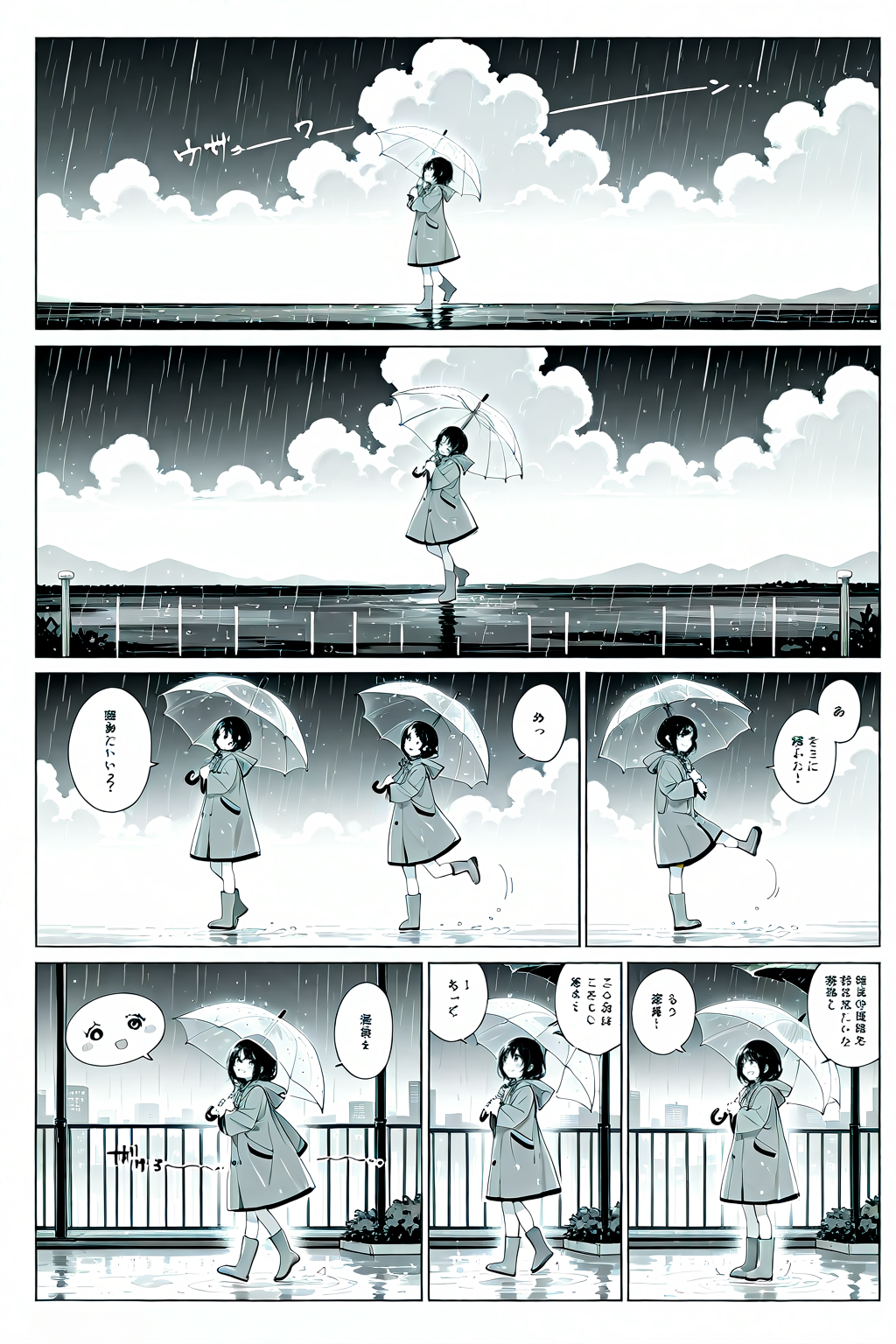 雨ふり