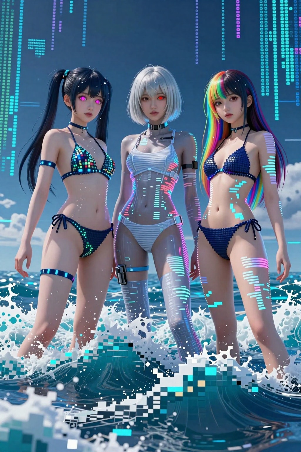 Cyber Bikini Trinity