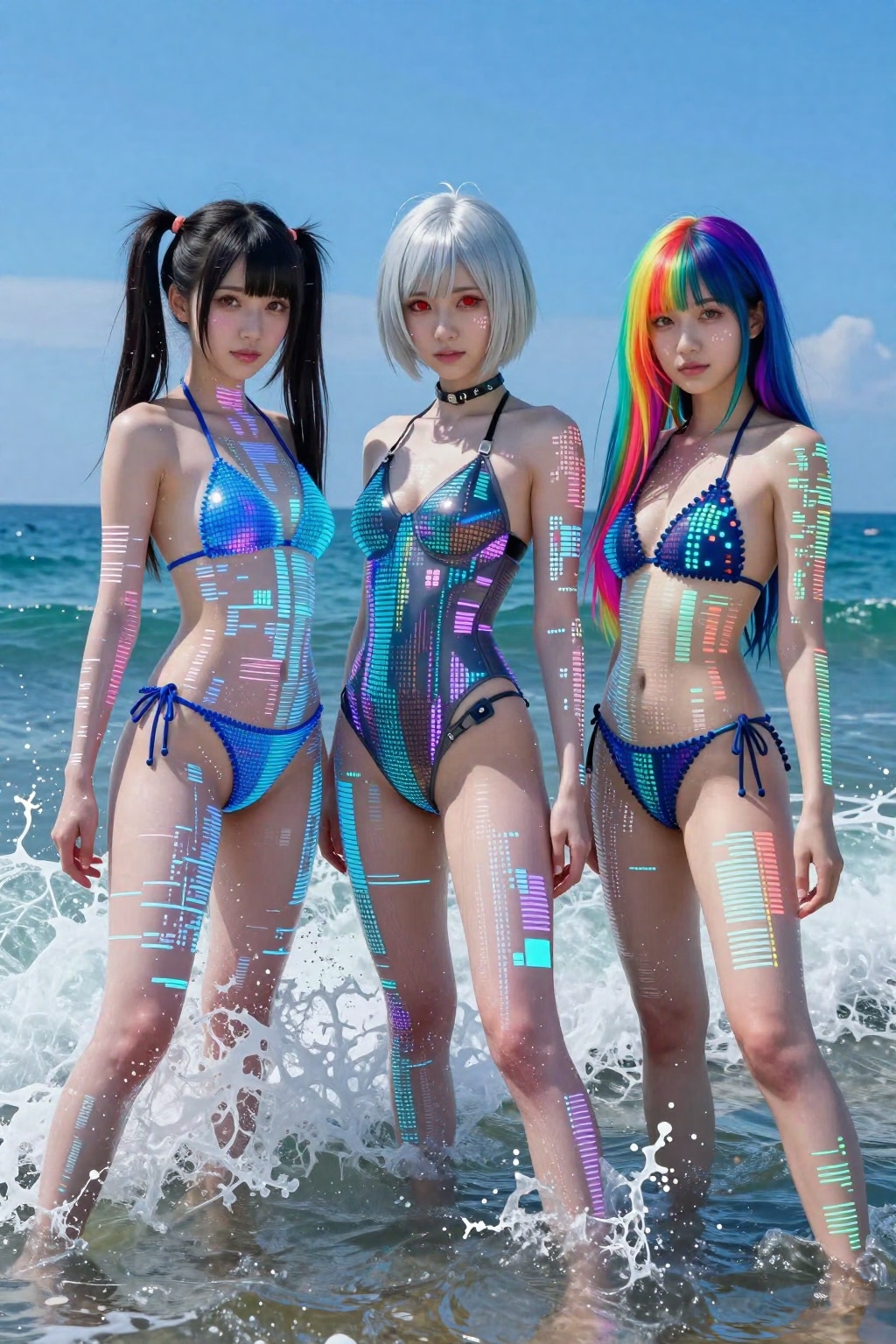 Cyber Bikini Trinity