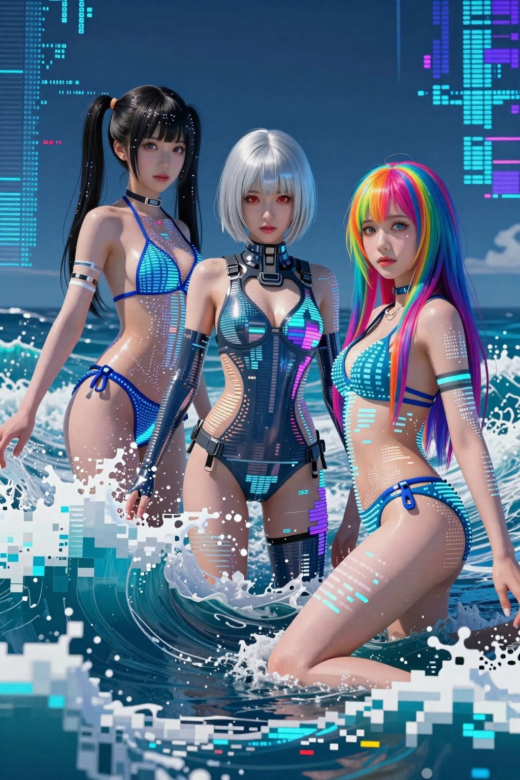 Cyber Bikini Trinity