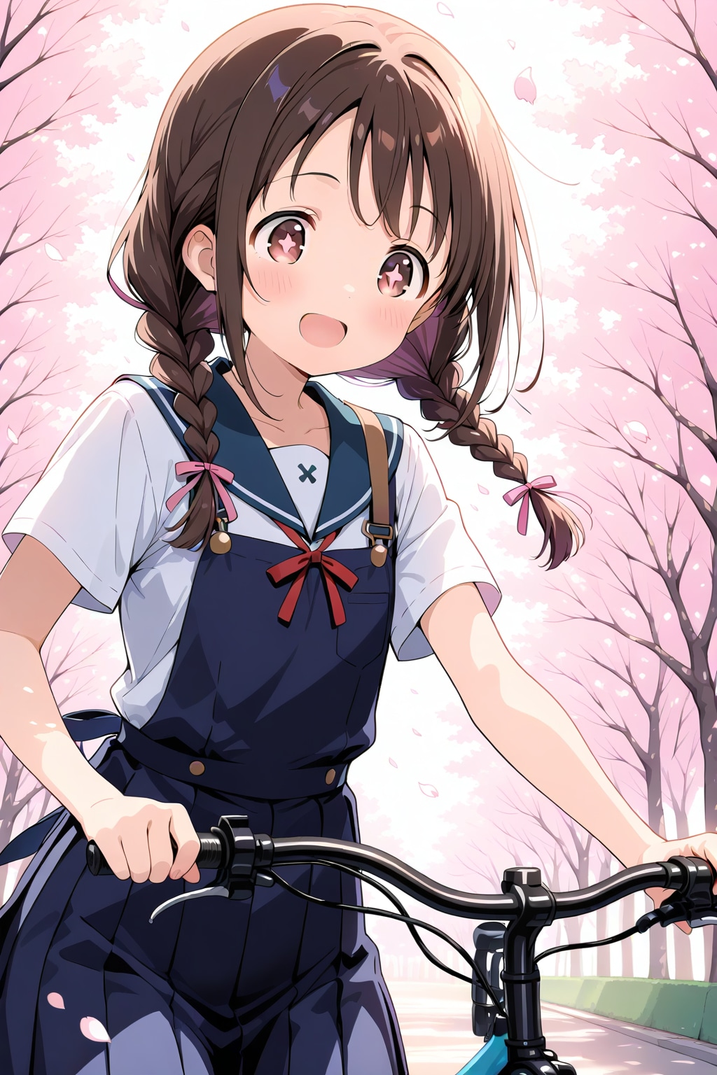 桜色に染まる笑顔 | の人気AIイラスト・グラビア