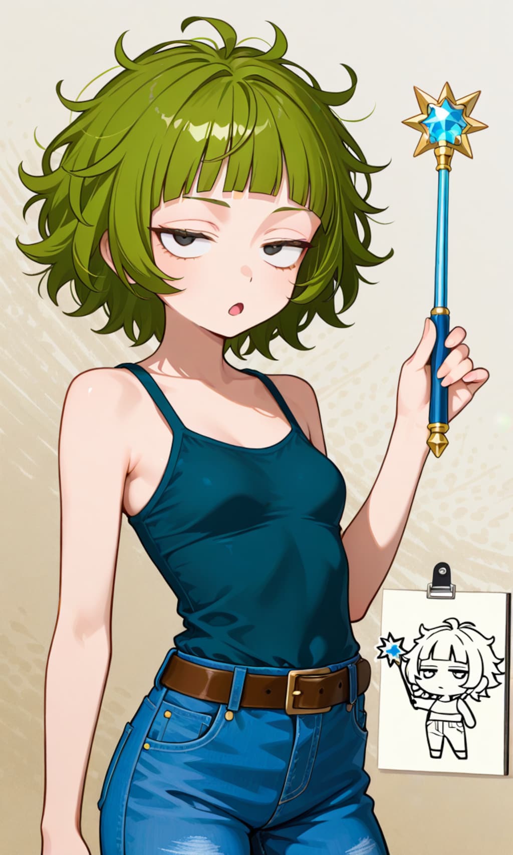 魔法一つで…はい、この通り。