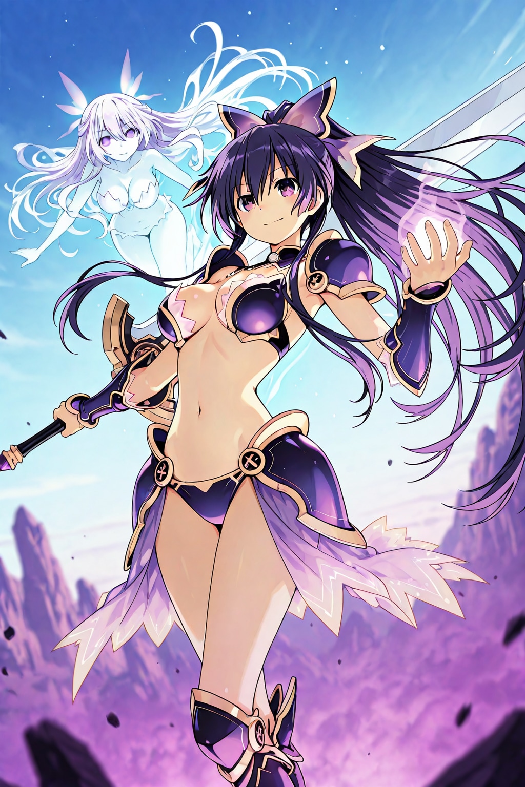 ビキニアーマーの夜刀神十香👙🧚❤️