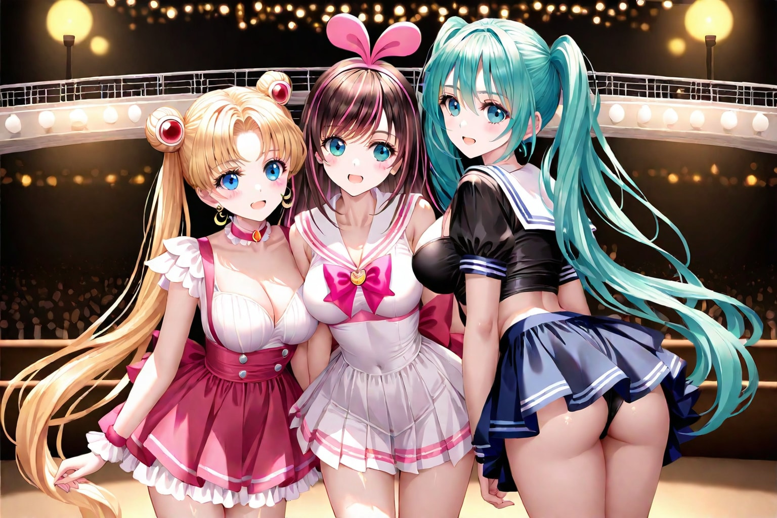 可愛い姉妹♡ | の人気AIイラスト・グラビア