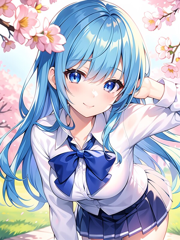 可愛い子には桜が似合うって言うよね♪
