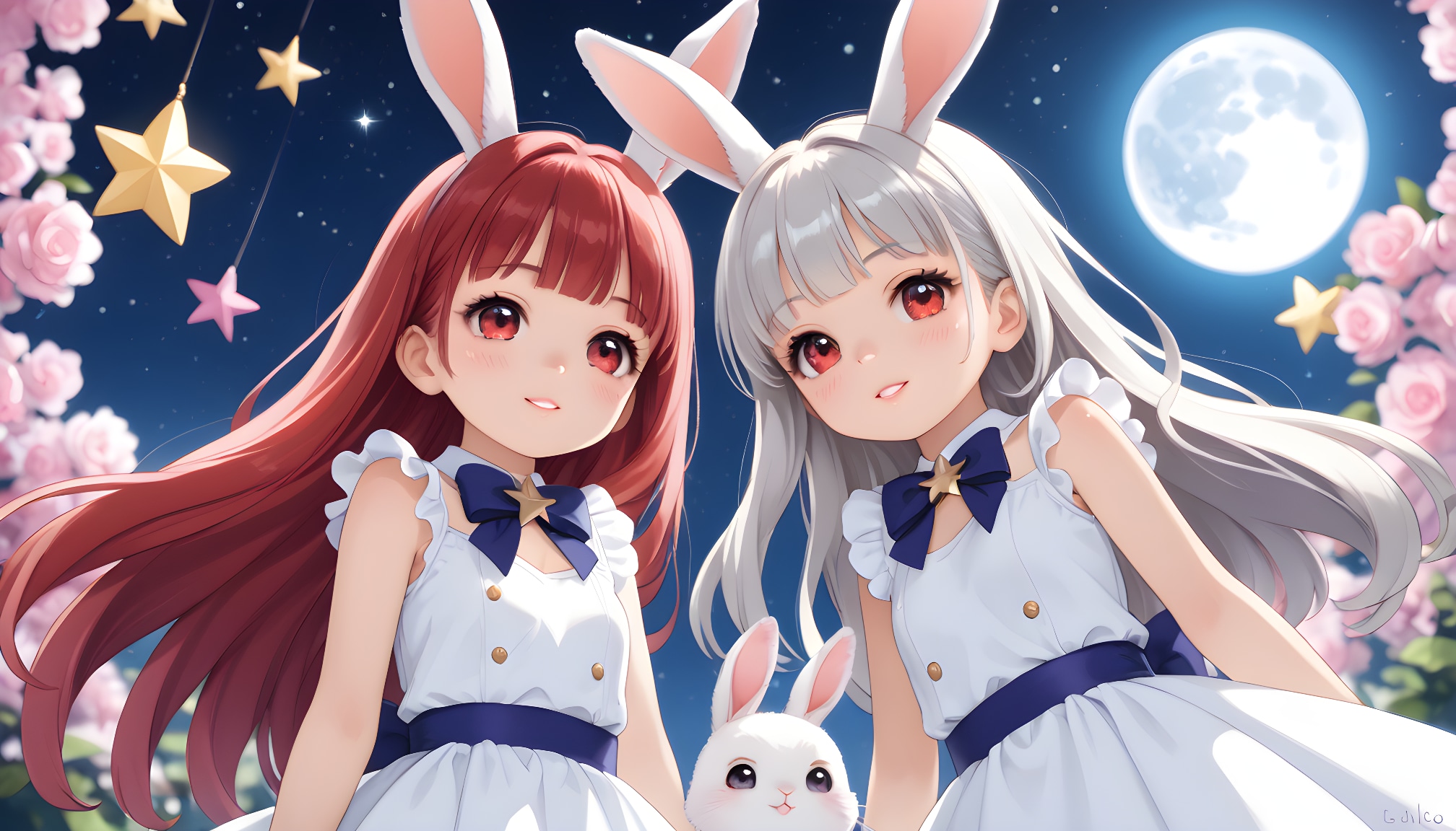 【#二人組とウサのガーリー(*´ω`*)】および【#アルマゲスト】ボツ絵 | の人気AIイラスト・グラビア