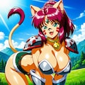 ファンタジー猫耳ねこまた族戦士人妻 2枚目