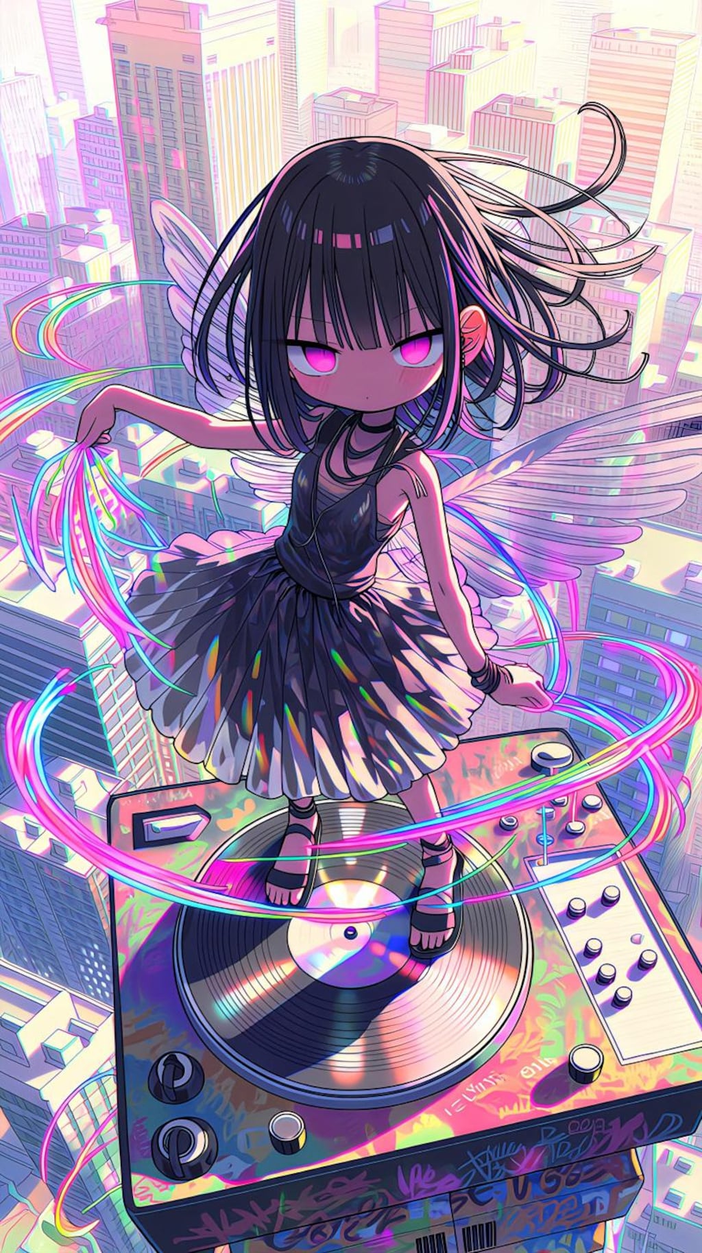 ターンテーブルで踊る妖精の板野ちゃん