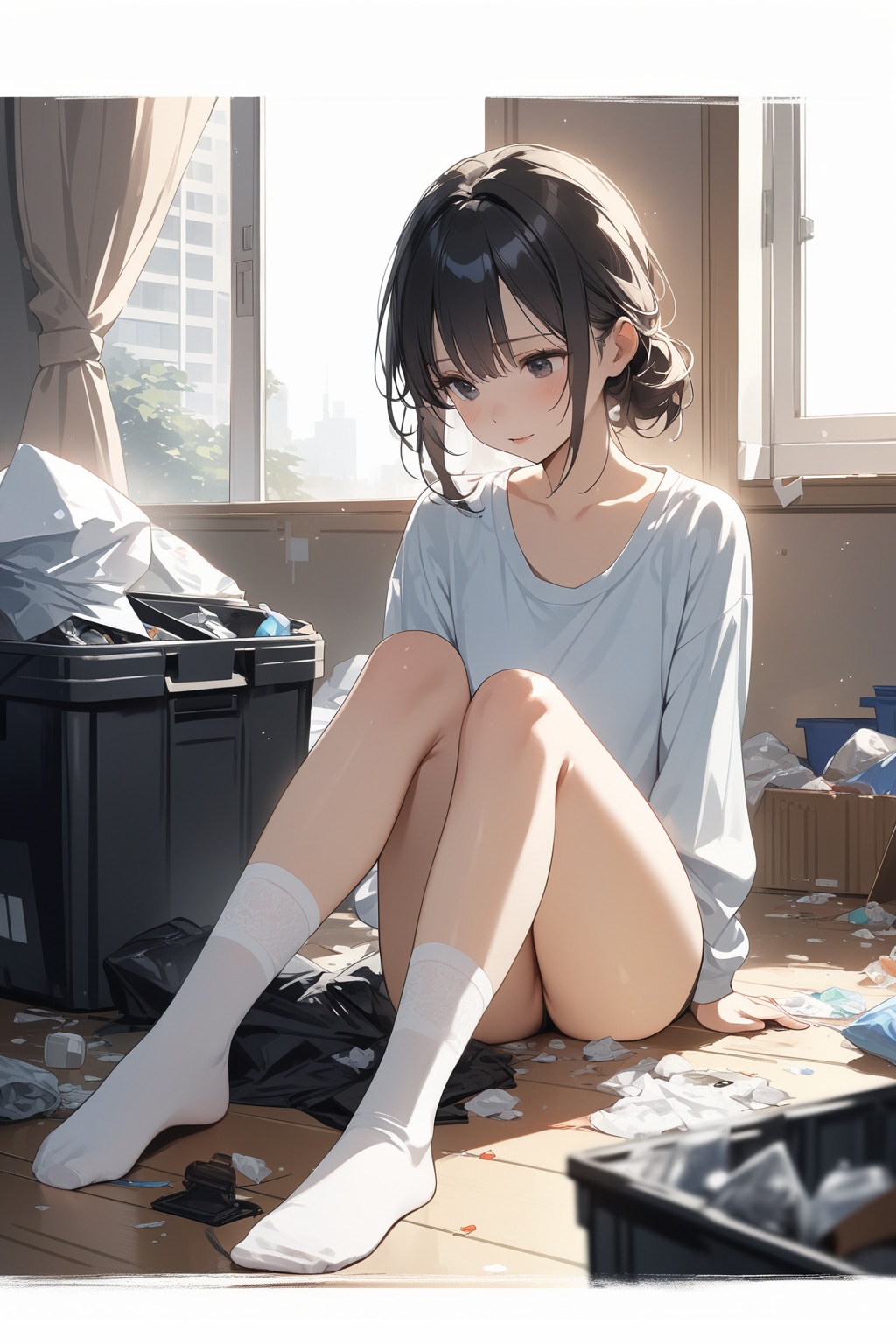 汚部屋訪問 | の人気AIイラスト・グラビア