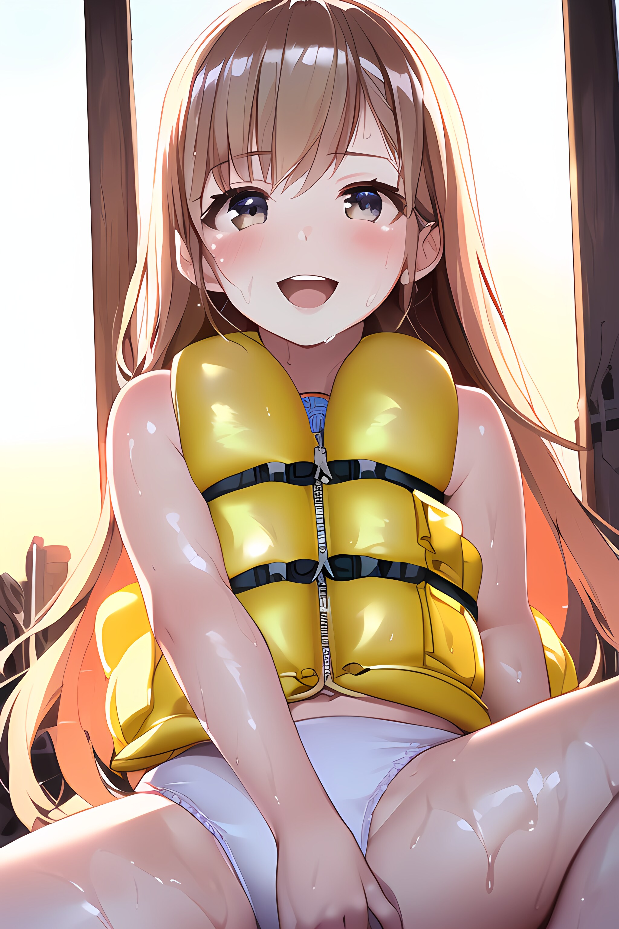 カナヅチ彼女とプールデート