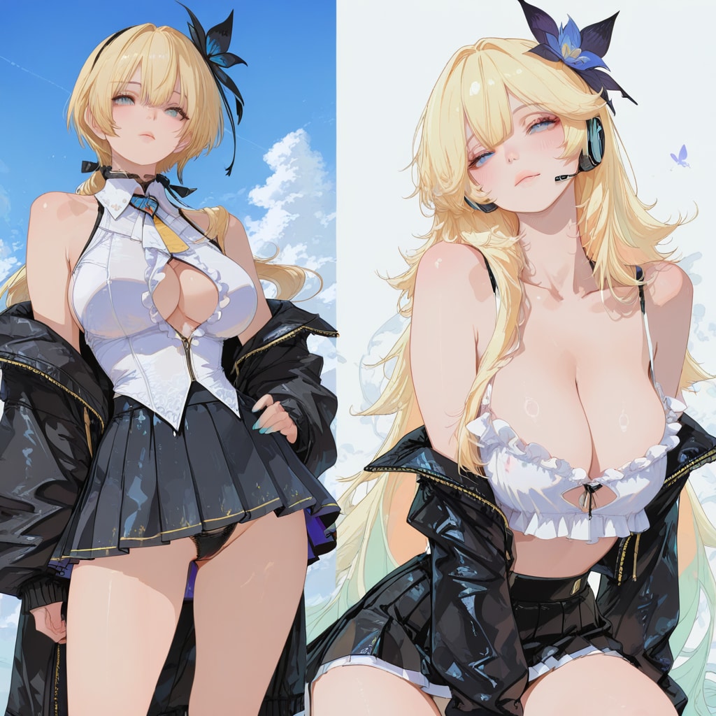 金髪の子