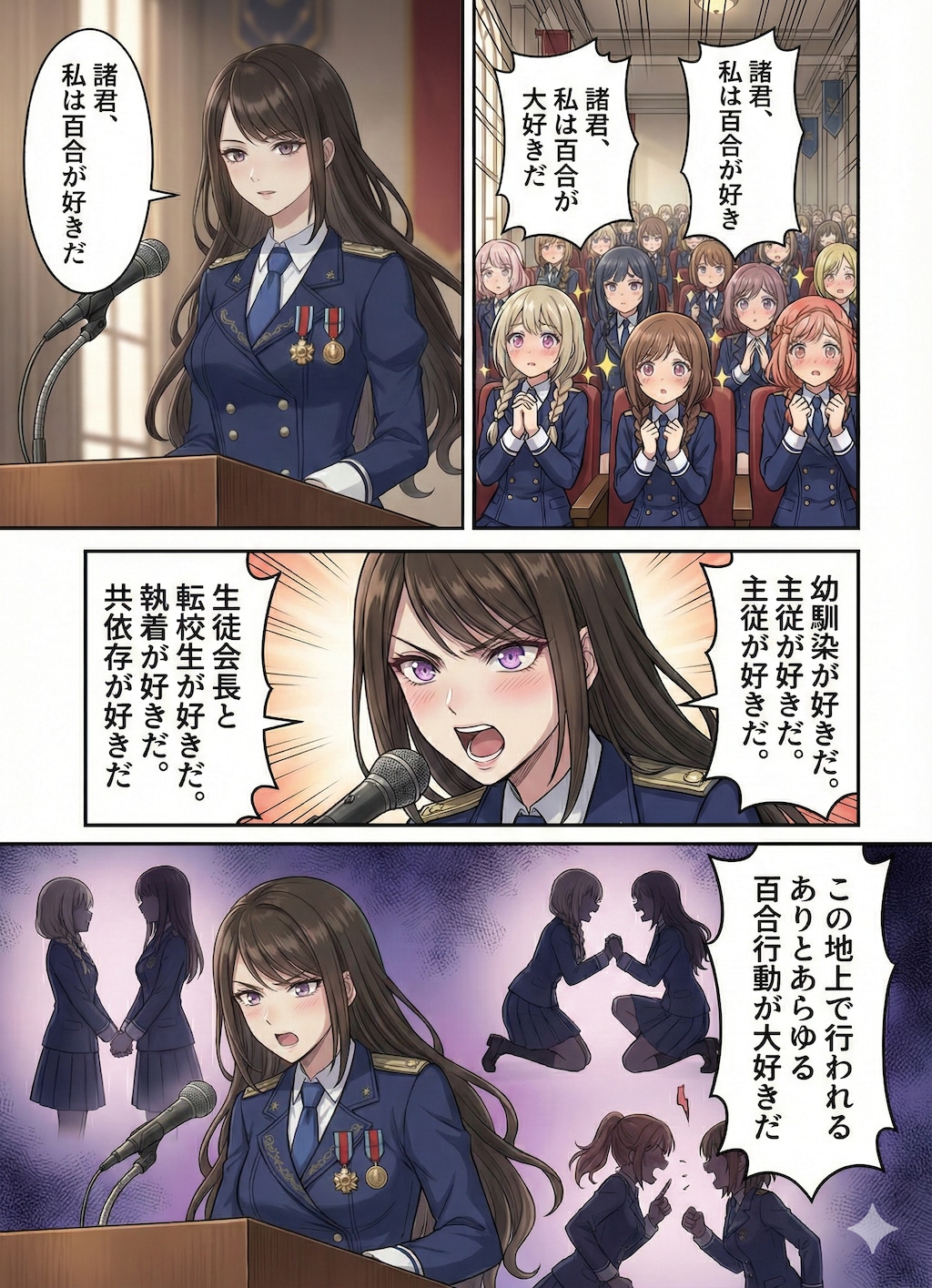 【コミック】学校長訓示