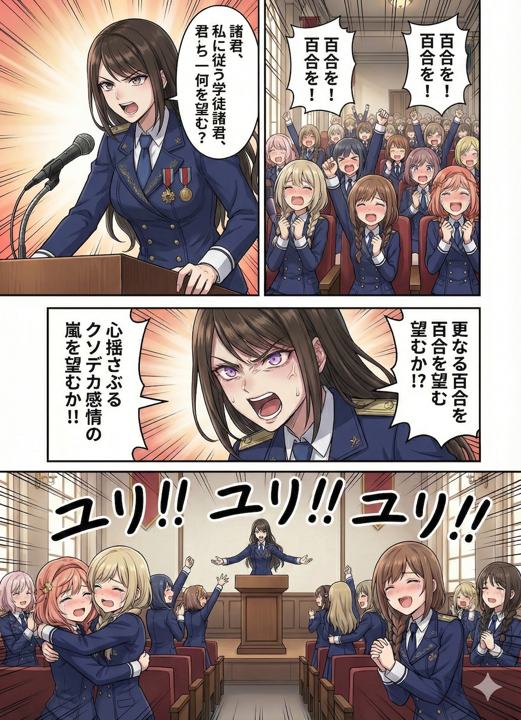 【コミック】学校長訓示