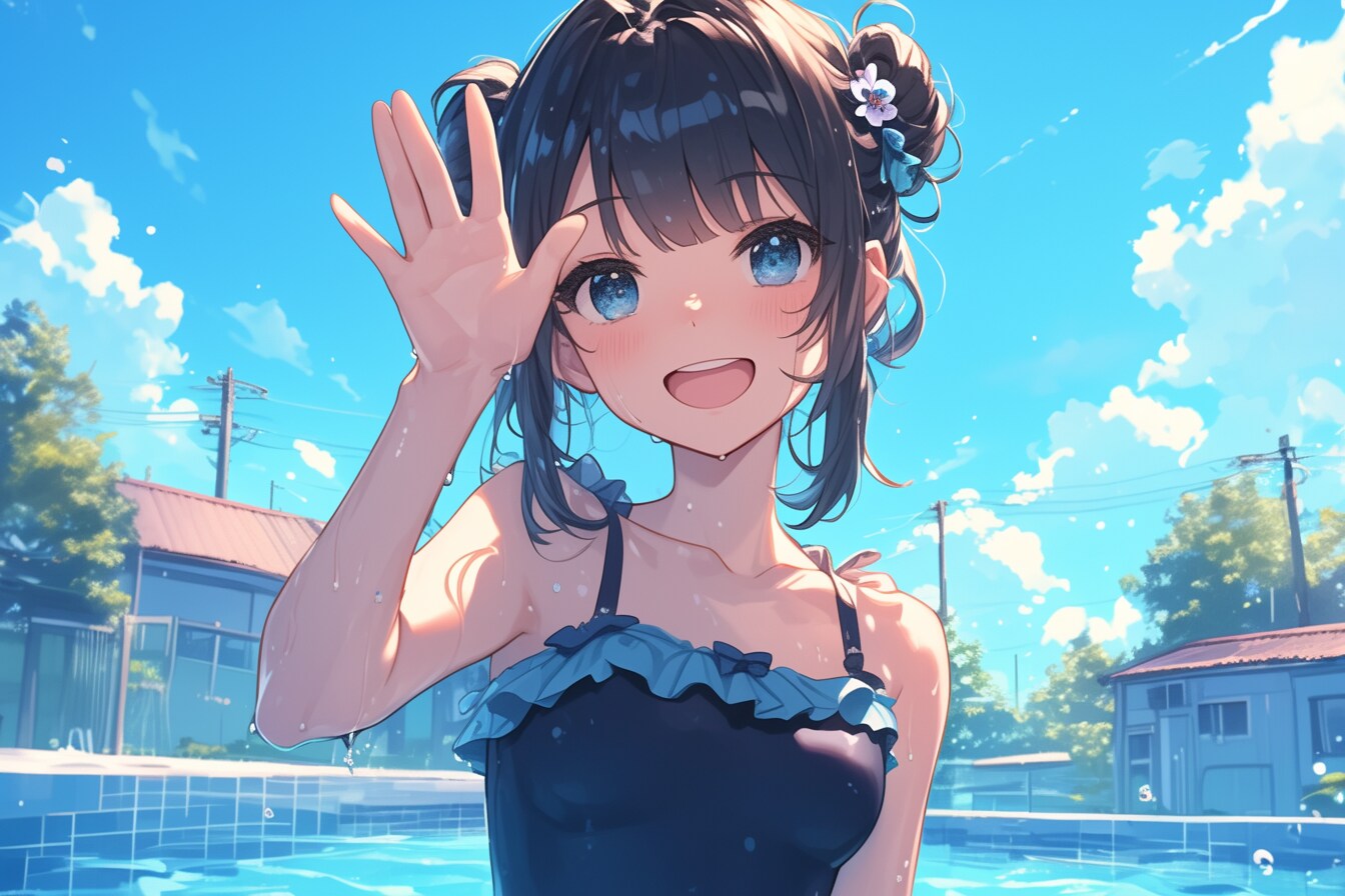 おだんごちゃん🍡✨の夏40 | の人気AIイラスト・グラビア