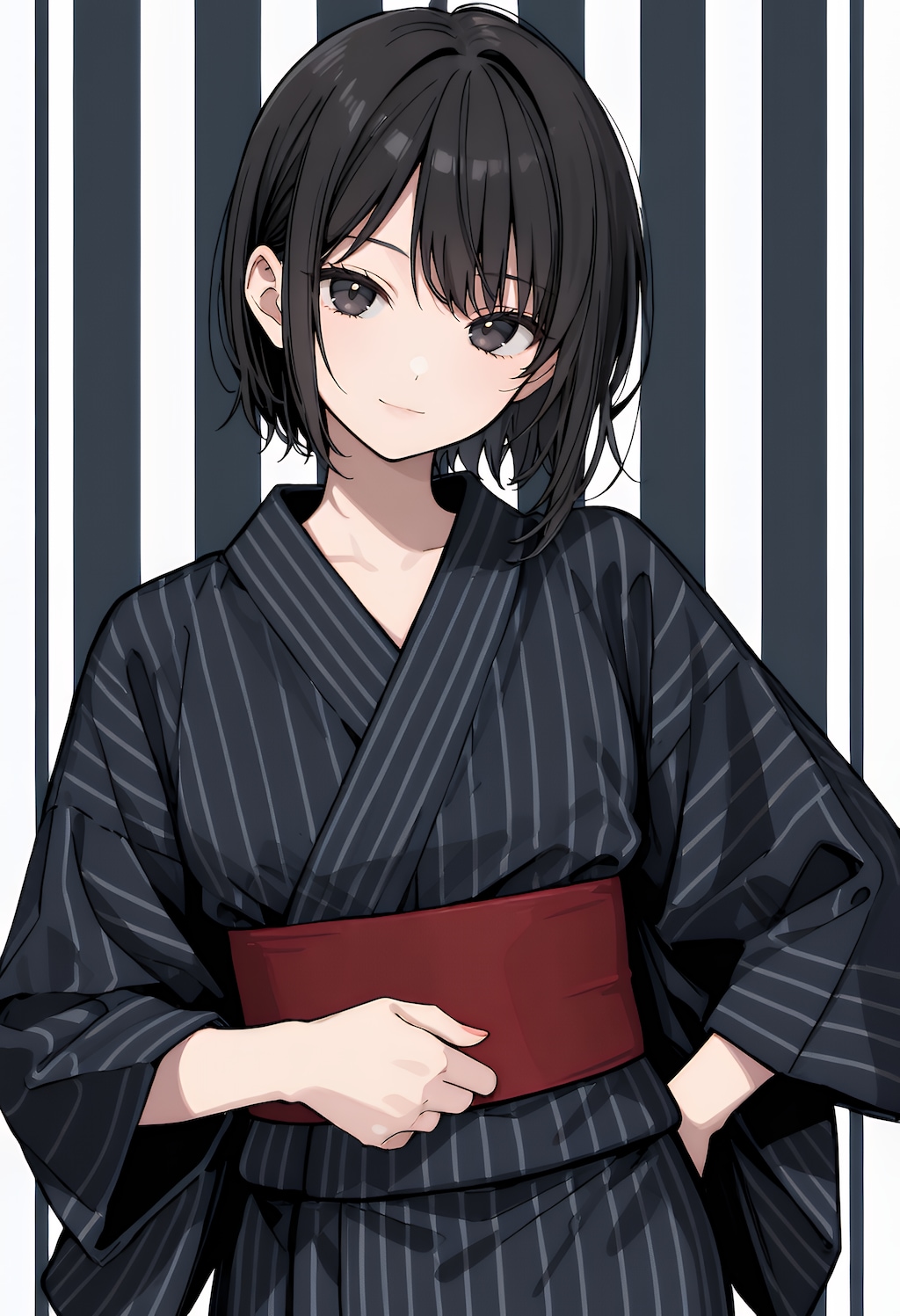 黒浴衣