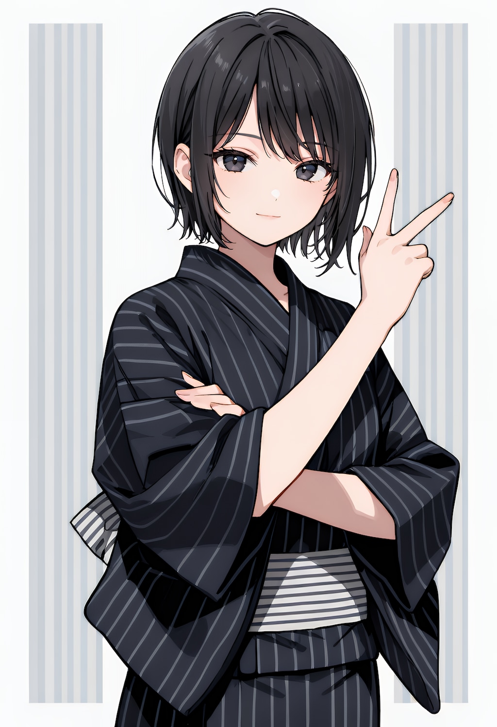 黒浴衣