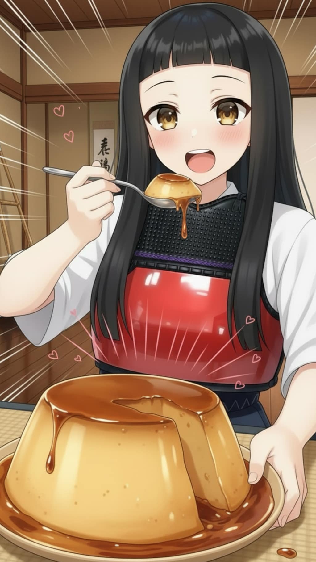 巨大バケツプリンチャレンジ