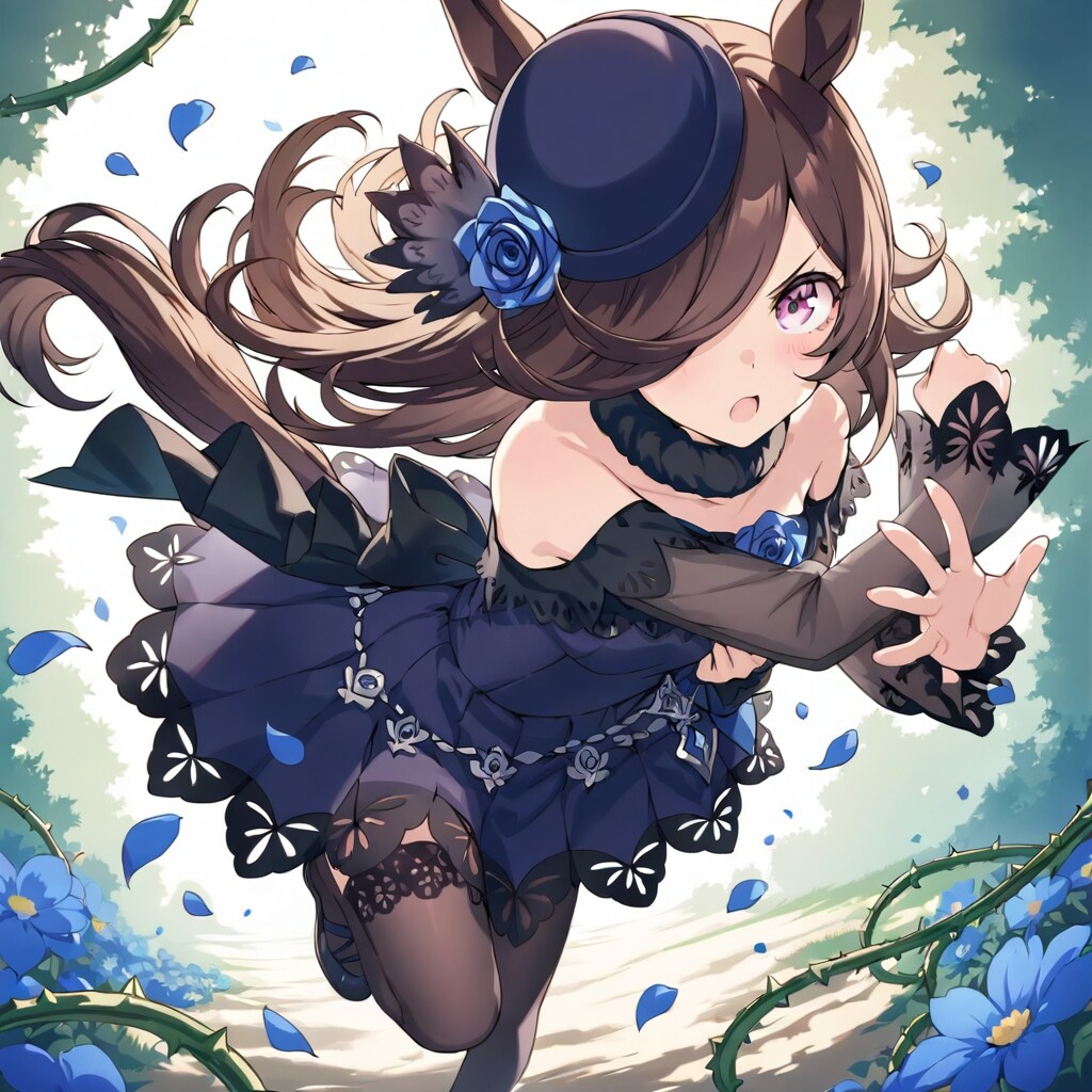 茨と花のシャワー | の人気AIイラスト・グラビア