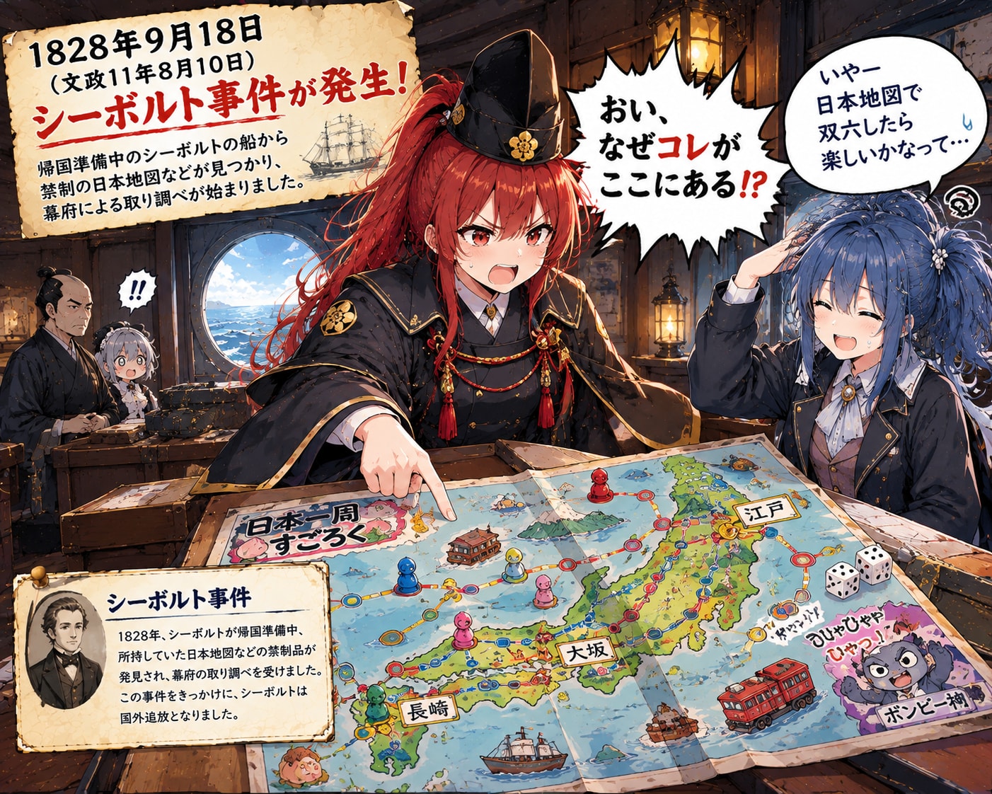 9月18日はシーボルト事件の日 | の人気AIイラスト・グラビア