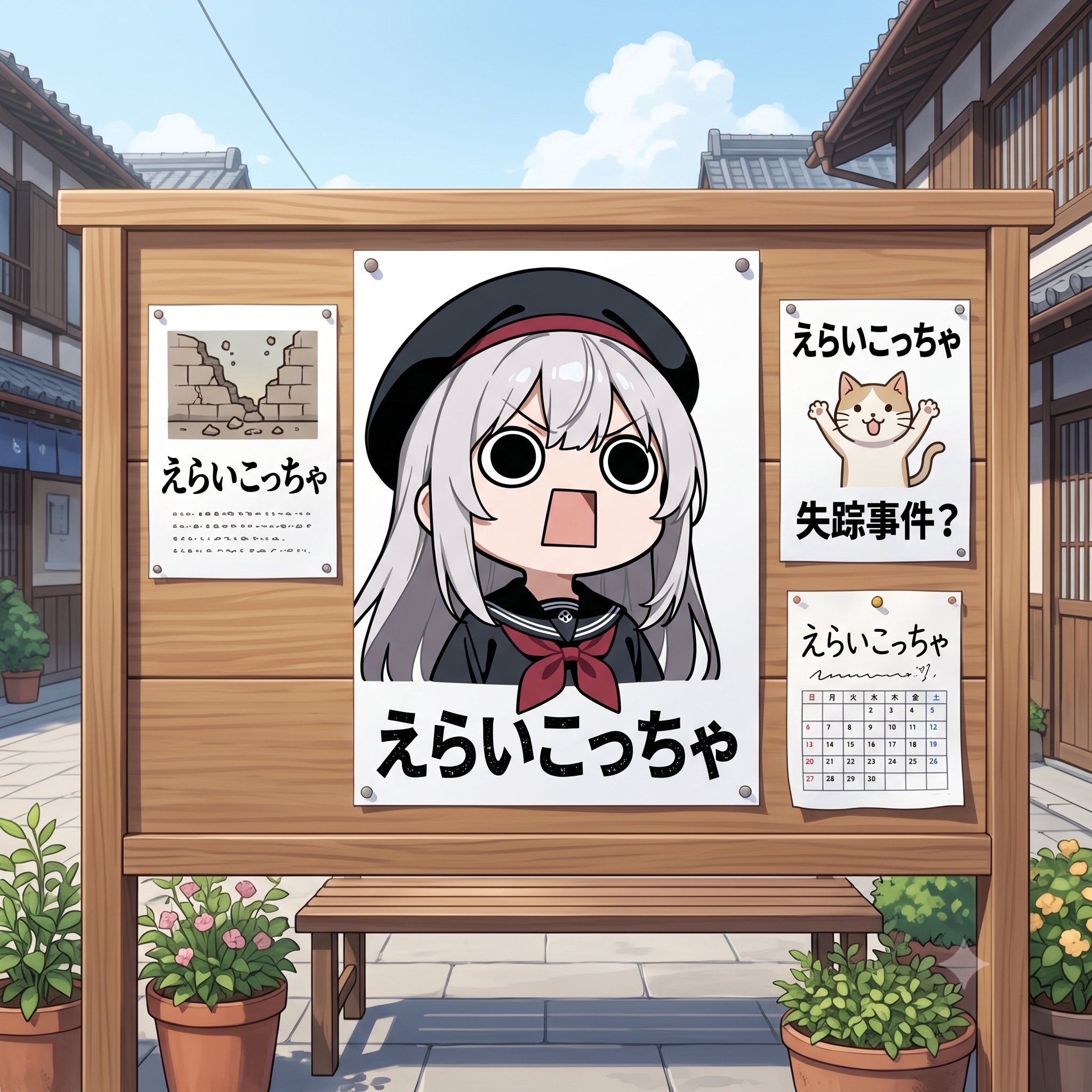 張り紙えらいこっちゃ嬢