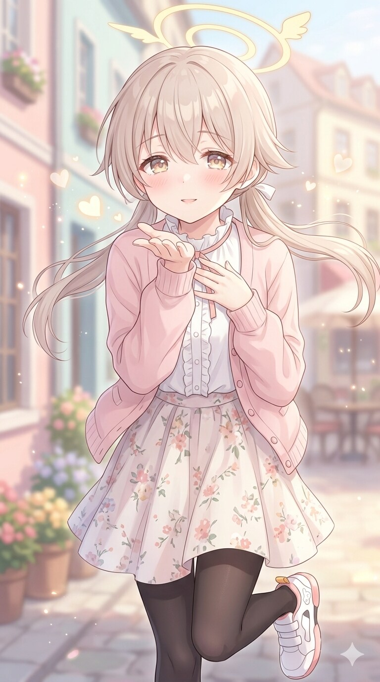 投げキッス😘【2/3】 | の人気AIイラスト・グラビア