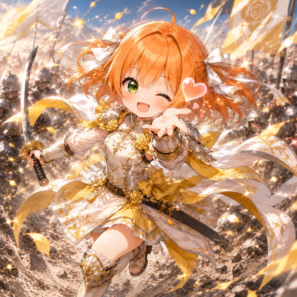 橙薔薇【疾風騎士】《駆け抜ける剣風》🧡ソレイユ・ローゼンリート