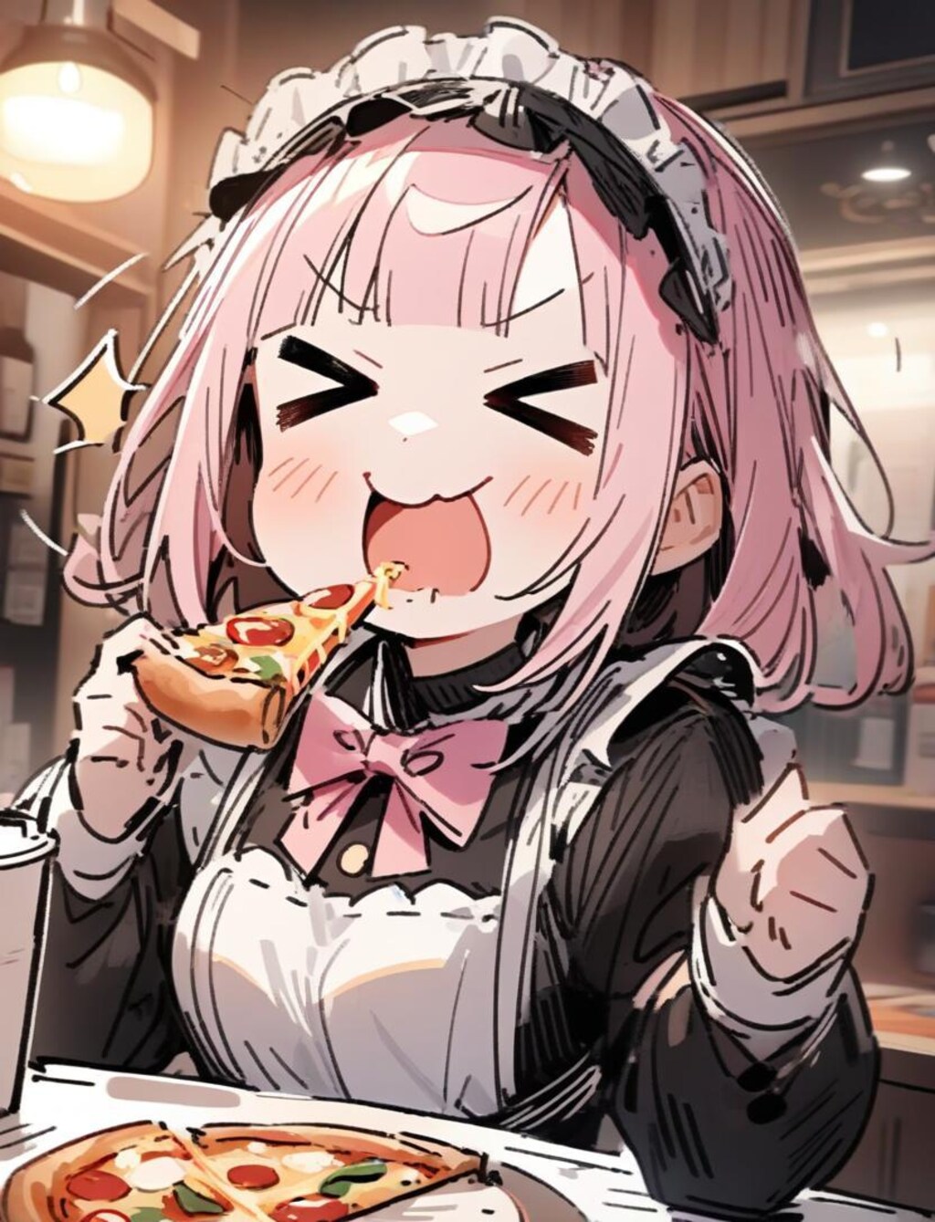 🍕おピッツァメイドちゃん・ブラックピンキーレーベル🍕