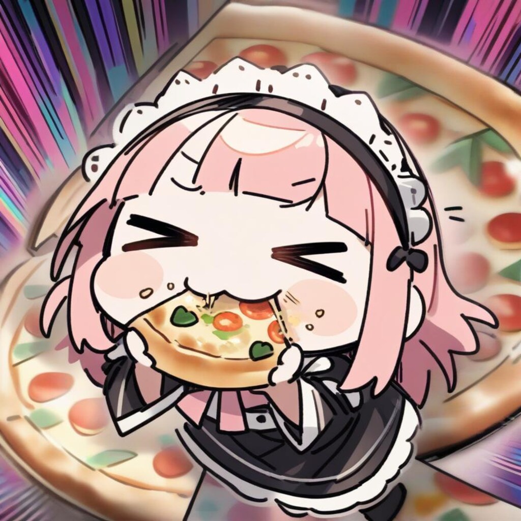 🍕おピッツァメイドちゃん・ブラックピンキーレーベル🍕