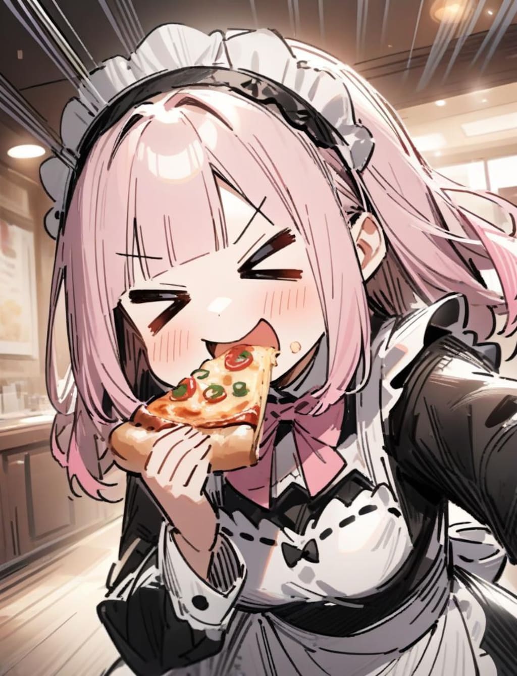 🍕おピッツァメイドちゃん・ブラックピンキーレーベル🍕